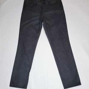 NWT Elie Tahari Azella Jean Crocodile Embossed‎ Print Size 10 #429